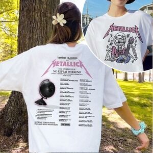 Metallica Rock Band M72 World Tour 2023 Shirt 2 Sided